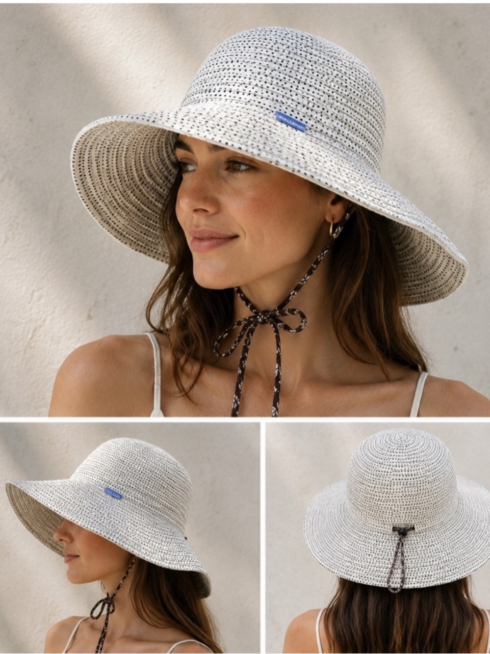 Wallaroo Scrunchie Polka Dot Hat